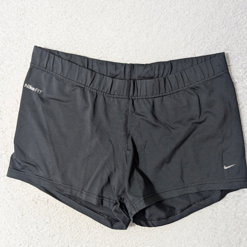 Nike Shorts Womens Sm Black‎ 26/2.5 Stretch Nike FIT Athletic Volleyball Running